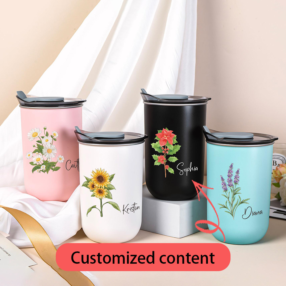 Coffee Equipment With Name - Spersonalizowany kubek ze stali nierdzewnej z