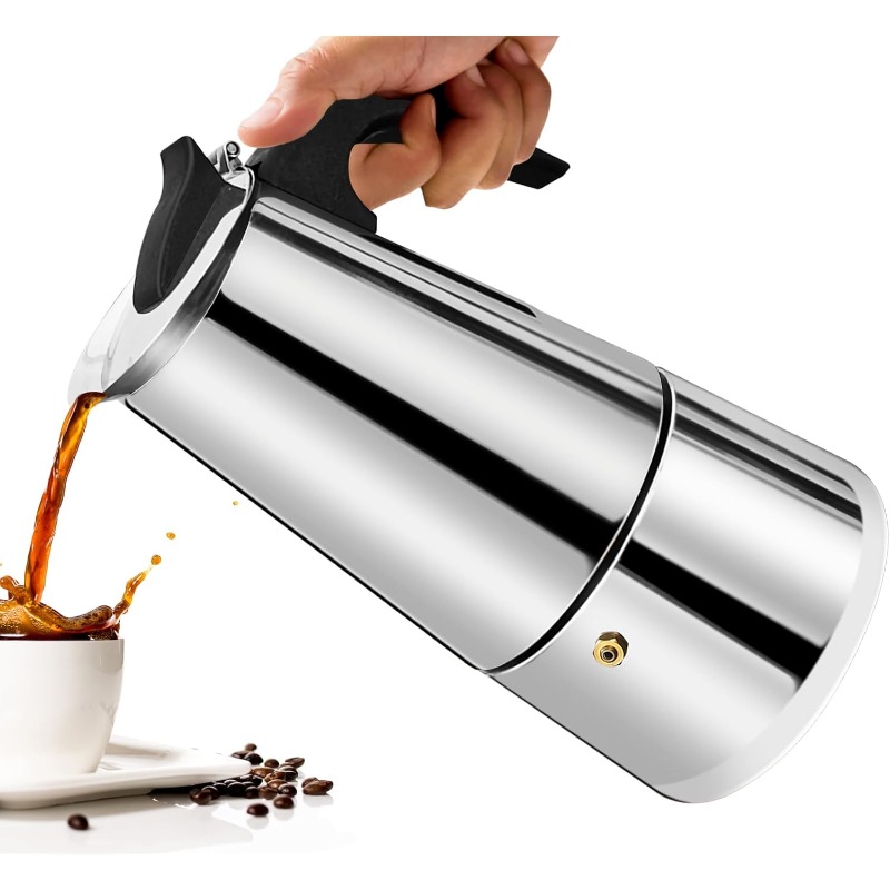 Hero Coffee Equipment - Kawiarka do moka ze stali nierdzewnej