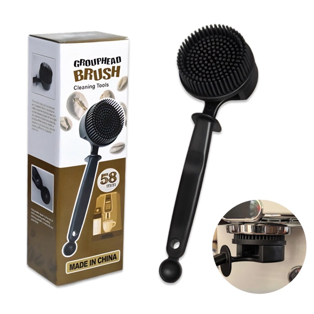 Group Head Brush - Niezbędny silikonowy pędzel dla entuzjastów kawy