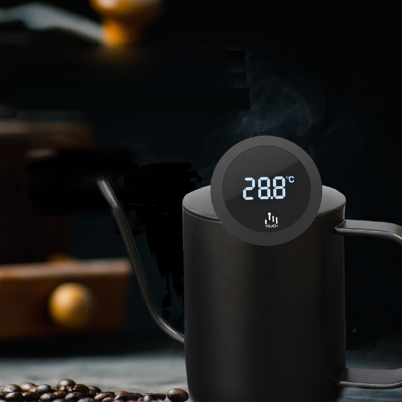 Milk Steaming Pitcher - 0 do 100 ℃ Termometr z