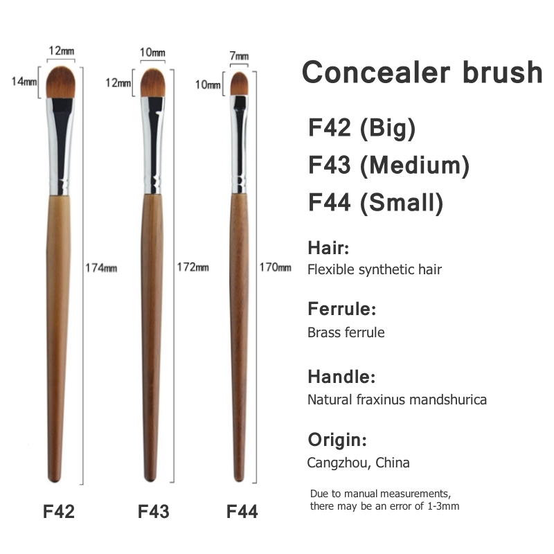 Płaskie pędzle do korektora Ze – Group Head Brush recenzja i cena