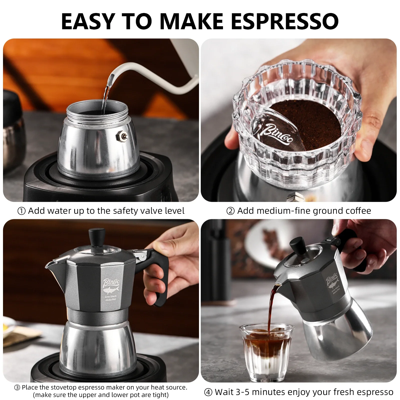 Bincoo 2-filiżankowy ekspres d – Coffee Equipment For Camping recenzja i cena