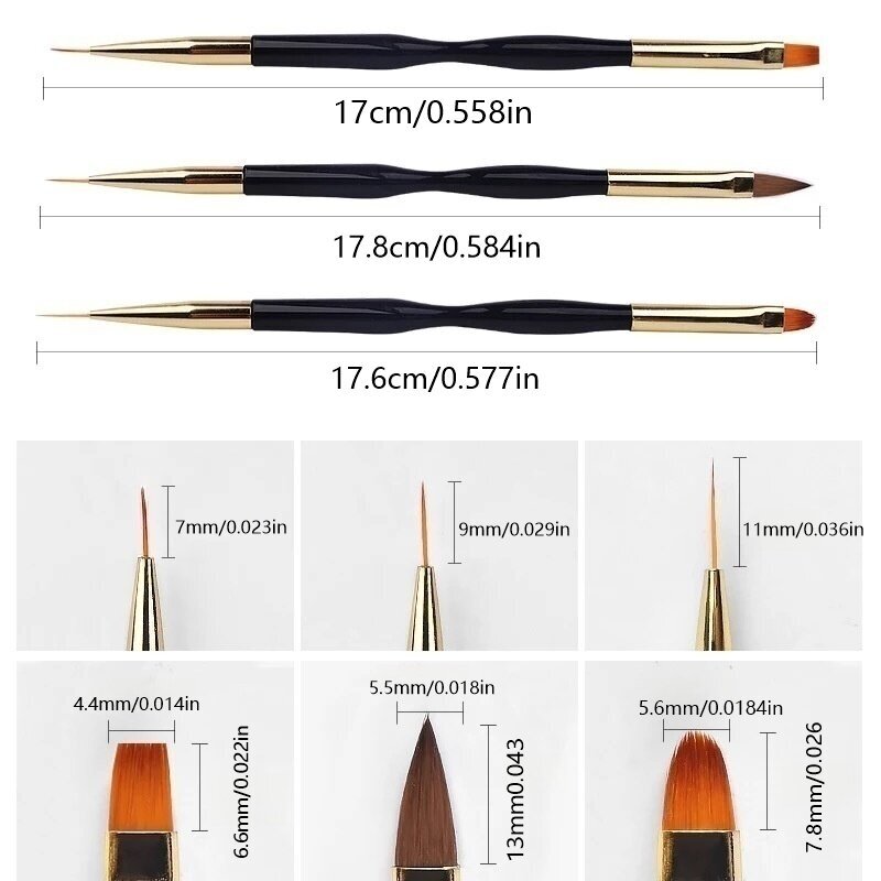 3 sztuki dwustronnych pisaków  – Group Head Brush recenzja i cena
