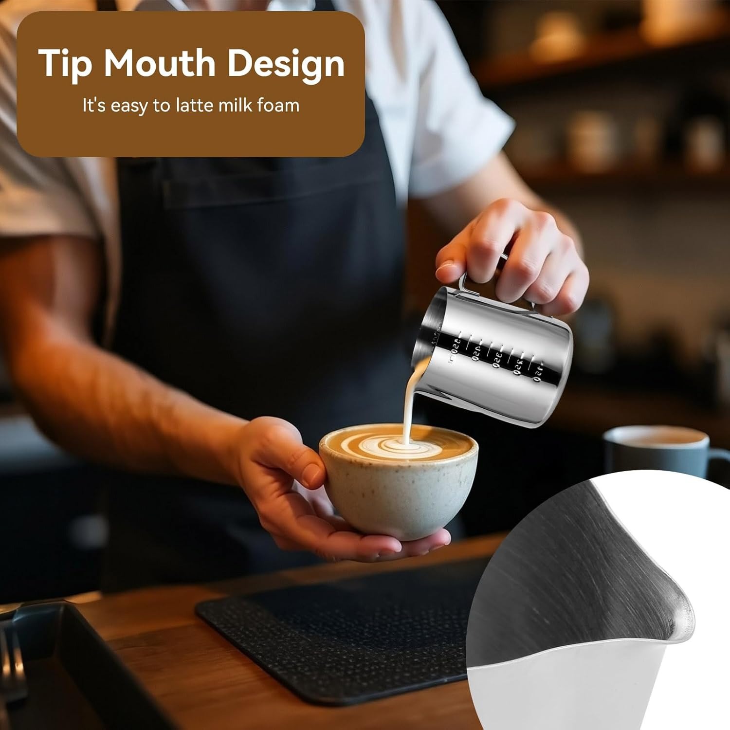 Dzbanek do spieniania mleka, d – Milk Steaming Pitcher recenzja i cena