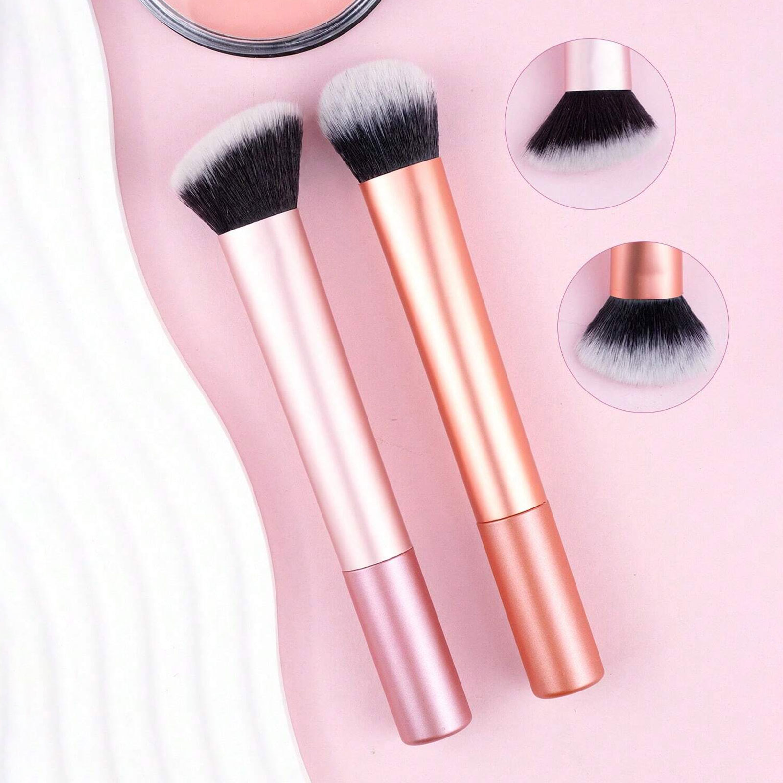 2 szt. Zestaw pędzli do różu i – Group Head Brush recenzja i cena