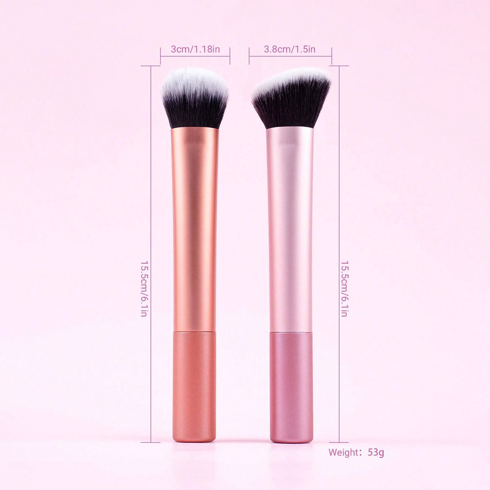 2 szt. Zestaw pędzli do różu i – Group Head Brush recenzja i cena