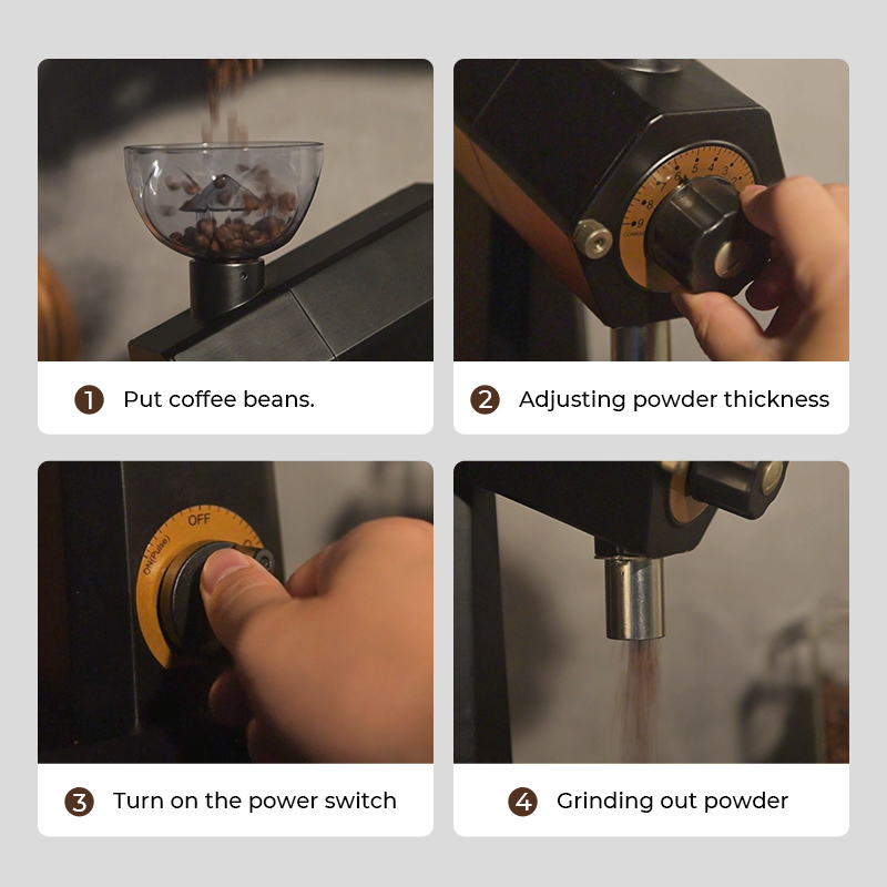 Profesjonalny elektryczny młyn – Coffee Equipment Grinder recenzja i cena