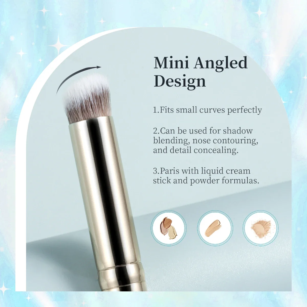 Pędzel do makijażu kątowy do k – Group Head Brush recenzja i cena